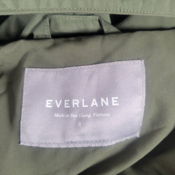 Everlane Women's The City Anorak Hooded Jacket Surplus Olive Green Size S - Picture 15 of 16